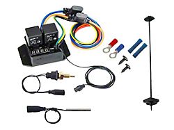 Digital Thermatic Fan Switch with 1/8-Inch NPT Thermal Sensor Kit (Universal; Some Adaptation May Be Required)