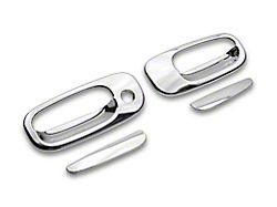 Door Handle Covers; Chrome (11-23 Challenger)