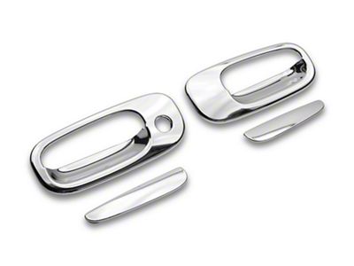 Door Handle Covers; Chrome (11-23 Challenger)