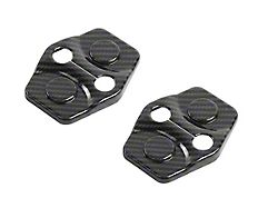 Door Hinge Trim; Carbon Print (15-23 Challenger)
