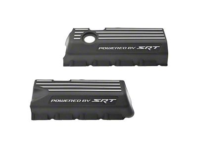 Engine Covers with Powered by SRT Logo (11-17 6.4L Challenger)