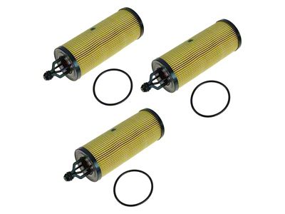 Engine Oil Filter; 3-Piece Set (14-15 3.6L Challenger)