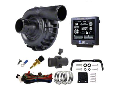 EWP115 Nylon Remote Electric Water Pump and Controller Combo Kit; 24-Volt (Universal; Some Adaptation May Be Required)