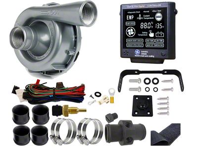 EWP150 Alloy Remote Electric Water Pump and Controller Combo Kit; 12-Volt (Universal; Some Adaptation May Be Required)