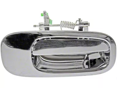 Exterior Door Handle; Front Right; All Chrome; Plastic (08-10 Challenger)
