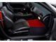 F1 Hybrid Front and Rear Floor Mats; Full Red (08-23 Challenger)