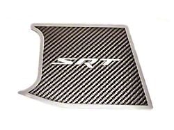 Factory Anti-lock Brake Cover Top Plate with SRT Logo; Real Carbon Fiber (15-23 Challenger)