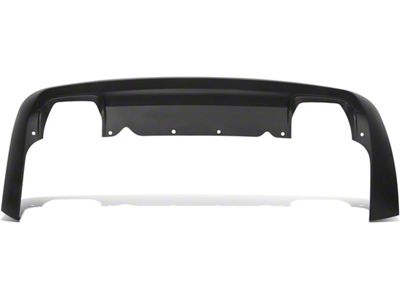 Factory Style Rear Lower Bumper Valance; Not Pre-Drilled for Backup Sensors (15-23 Challenger R/T, SRT Hellcat)