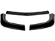 Flat Wedge Chin Spoiler; Gloss Black (15-23 Challenger SXT)