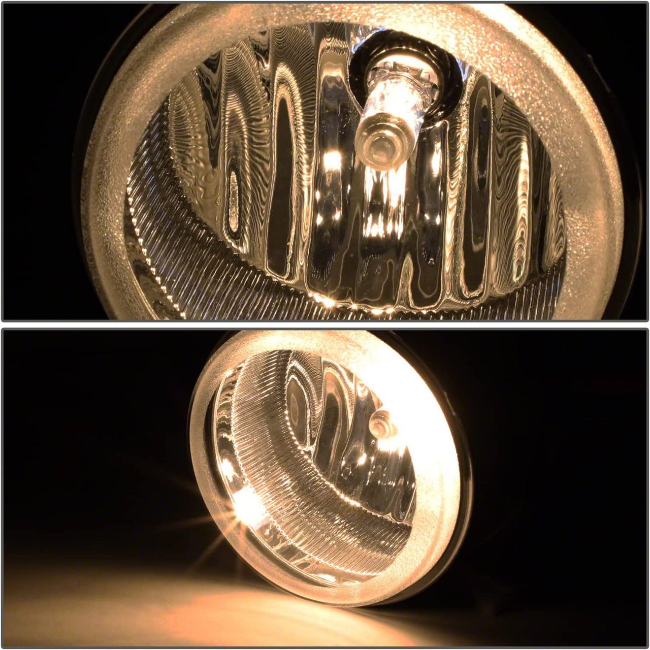 6*Headlight Lamp Front Fog Light Cover Trim Bezel For Dodge Challenger 15-23 Red