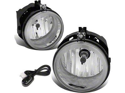 Fog Lights with Switch; Clear (08-10 Challenger)