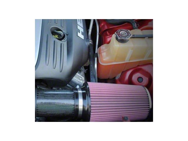 FrankenTake III Cold Air Intake with Oiled Filter for 90mm Throttle Bodies; Carbon Fiber (08-10 6.1L HEMI Challenger)