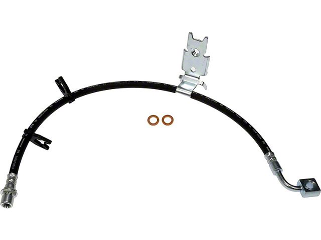 Front Brake Hydraulic Hose; Driver Side (09-11 Challenger w/ 4-Wheel Disc Brakes)