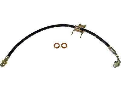 Front Brake Hydraulic Hose; Driver Side (09-10 Challenger w/ Heavy Duty Brakes)