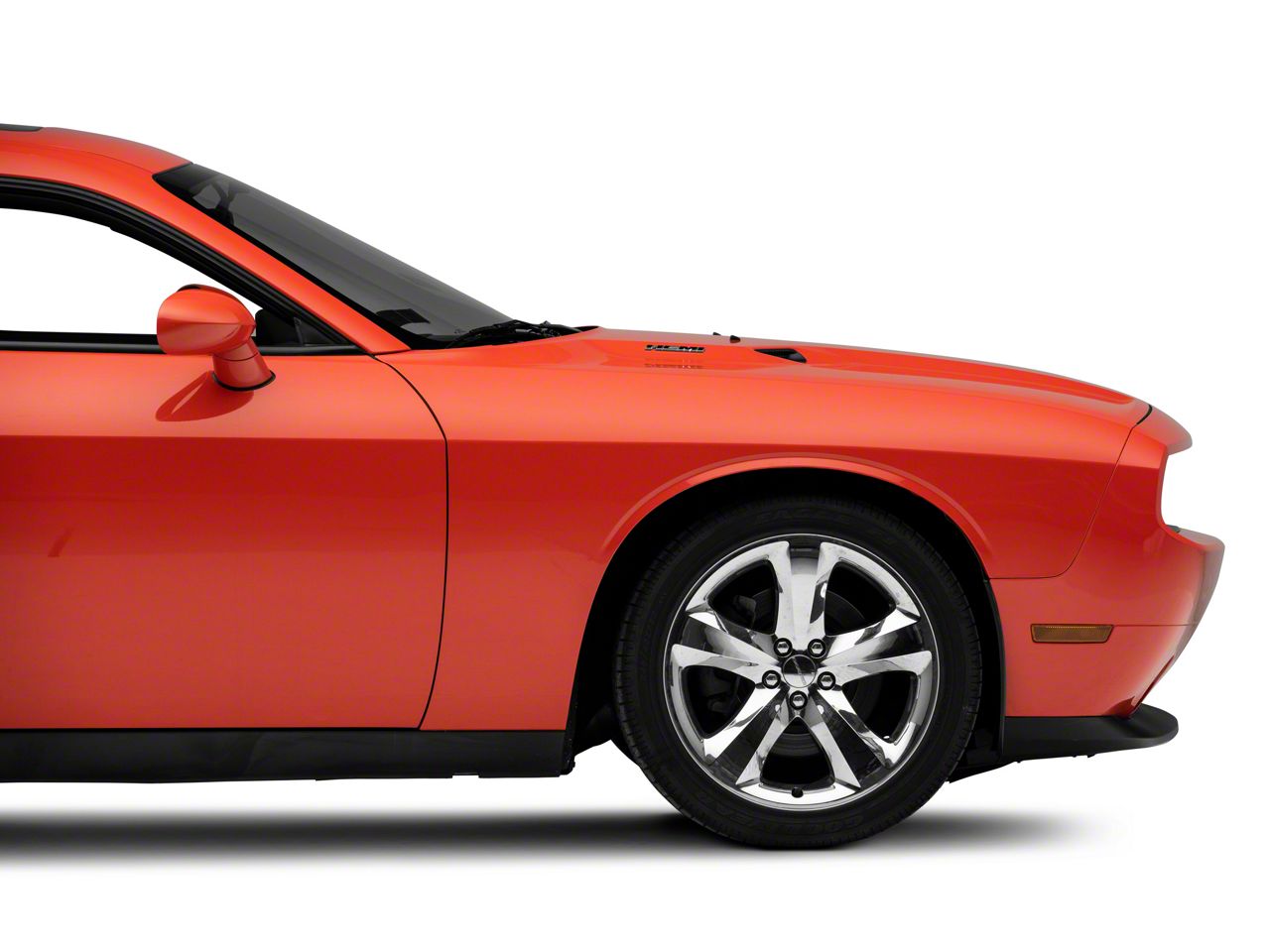 Challenger Front Bumper Cover; Unpainted; Replacement Part
