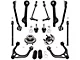 Front Control Arms with Wheel Hub Assemblies, Sway Bar Links and Tie Rods (2011 Challenger w/o High Performance Suspension)