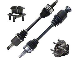 Front CV Axles with Wheel Hub Assemblies (17-20 AWD Challenger)