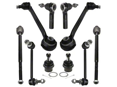 Front Lower Control Arms with Sway Bar Links and Tie Rods (08-10 Challenger)