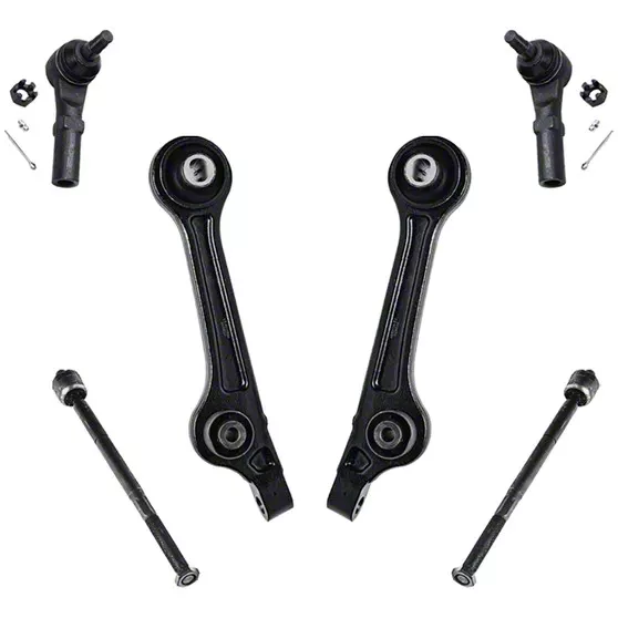 Challenger Front Lower Rearward Control Arms with Tie Rods (1114