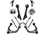Front Lower Rearward Upper Control Arms with Tie Rods (12-18 Challenger w/ 3-Bolt Flange & HD Suspension)