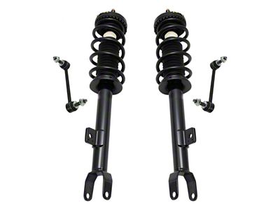 Front Strut and Spring Assemblies with Sway Bar Links (2011 3.6L Challenger)