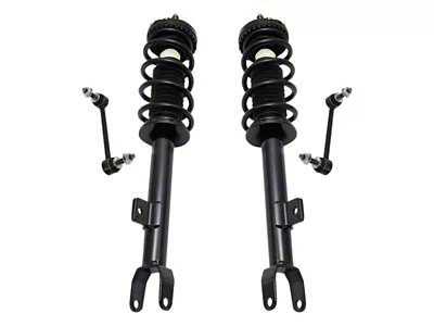 Front Strut and Spring Assemblies with Sway Bar Links (2011 3.6L Challenger)