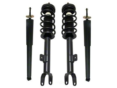 Front Strut and Spring Assemblies with Rear Shocks (2011 3.6L Challenger w/o Nivomat)