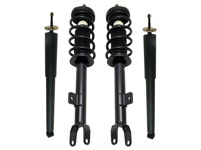 Front Strut and Spring Assemblies with Rear Shocks (2011 3.6L Challenger w/o Nivomat)
