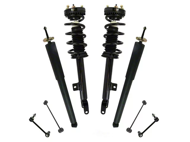 Front Struts and Rear Shocks with Sway Bar Links (12-19 RWD Challenger R/T)