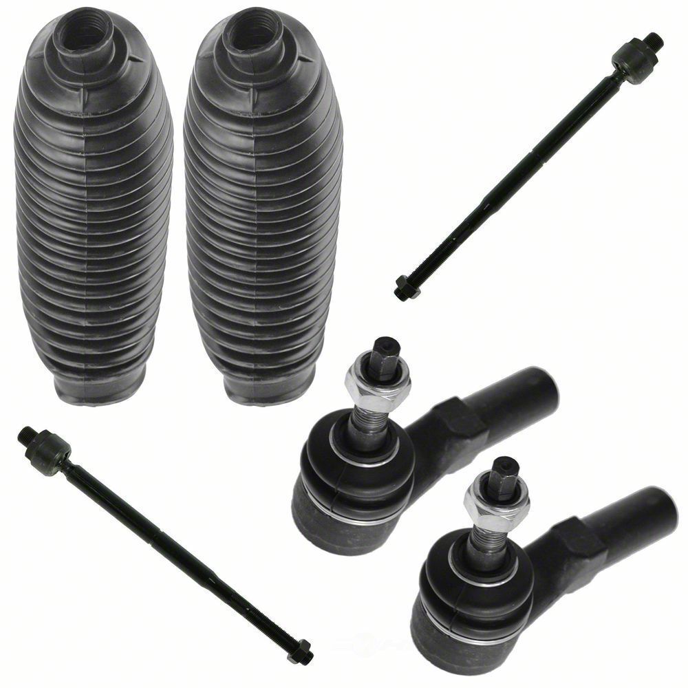 Challenger Front Tie Rods with Steering Rack and Pinion Bellows (0810