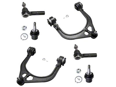 Front Upper Control Arms with Lower Ball Joints and Tie Rods (08-10 RWD Challenger)