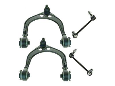 Front Upper Control Arms with Ball Joints and Sway Bar Links (08-16 Challenger; 17-19 RWD Challenger)