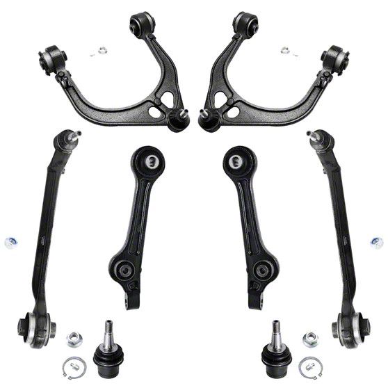 Challenger Front Upper and Lower Control Arms with Lower Ball Joints
