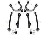 Front Upper and Lower Control Arms with Lower Ball Joints (11-19 RWD Challenger w/o High Performance Suspension)