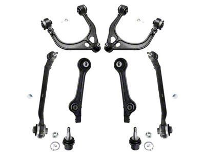 Front Upper and Lower Control Arms with Lower Ball Joints (11-19 RWD Challenger w/o High Performance Suspension)