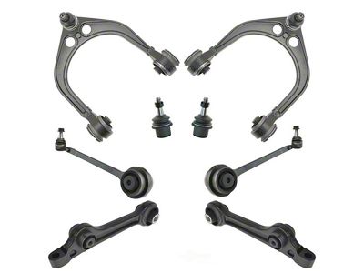 Front Upper and Lower Control Arms with Lower Ball Joints (11-19 3.6L RWD Challenger w/o High Performance Suspension)