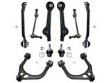 Front Upper and Lower Control Arms with Sway Bar Links (11-19 RWD Challenger w/o High Performance Suspension)