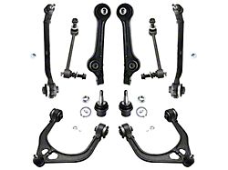 Front Upper and Lower Control Arms with Sway Bar Links (11-19 RWD Challenger w/o High Performance Suspension)