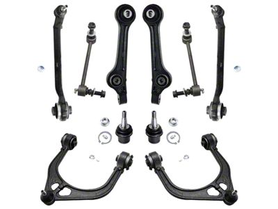 Front Upper and Lower Control Arms with Sway Bar Links (11-19 RWD Challenger w/o High Performance Suspension)