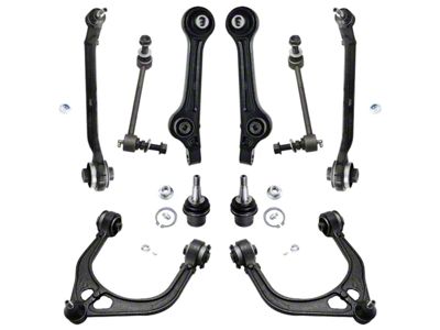 Front Upper and Lower Control Arms with Sway Bar Links (11-19 RWD Challenger w/o High Performance Suspension)