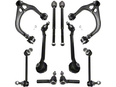 Front Upper and Lower Control Arms with Sway Bar Links and Tie Rods (08-10 Challenger)