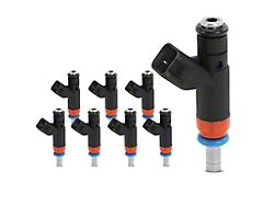 Fuel Injector Kit; Set of 8; Black (08-16 5.7L HEMI, 6.1L HEMI Challenger)