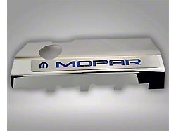 Fuel Rail Covers with MOPAR Top Plates; Polished (15-23 6.4L HEMI Challenger w/ Automatic Transmission)