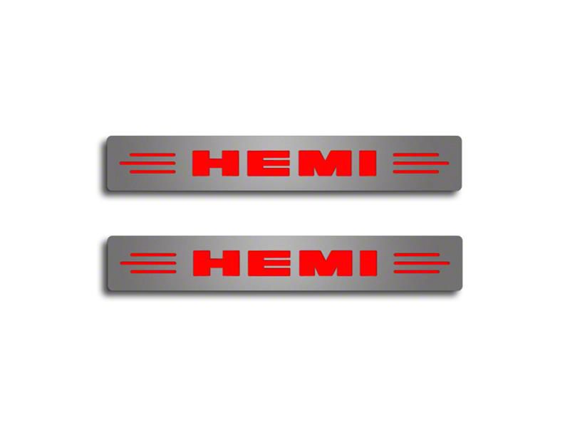 Challenger Fuel Rail Covers with Illuminated HEMI Lettering for ...