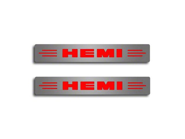 Challenger Fuel Rail Covers with Illuminated HEMI Lettering for ...
