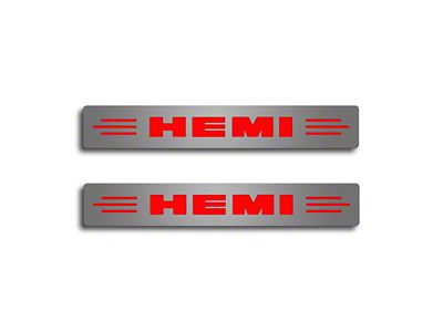 Fuel Rail Covers with Illuminated HEMI Lettering for Aftermarket Cold Air Intake (08-10 Challenger SRT8)