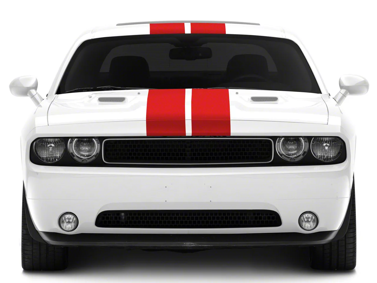 SEC10 Challenger Full Length Stripes; Red; 8.50-Inch CH4295