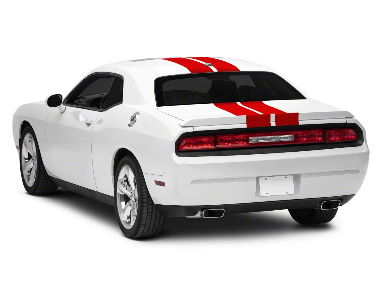 SEC10 Challenger Full Length Stripes; Red; 8.50-Inch CH4295