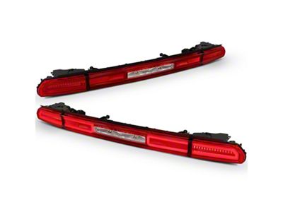 G2 LED Tail Lights; Chrome Housing; Red Lens (08-10 Challenger)