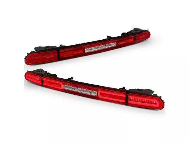 G2 LED Tail Lights; Chrome Housing; Red Lens (08-10 Challenger)